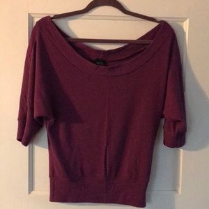 Purple knit sweater. Medium Rue 21
